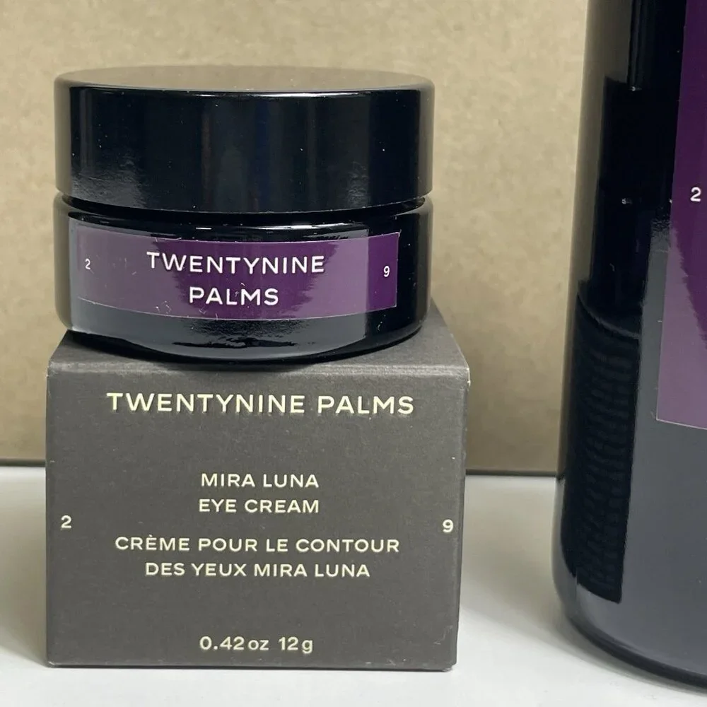 TwentyNine Palms Mira Luna Eye Cream .42 oz & Mesa Exfoliating Solution 3.4fl Oz